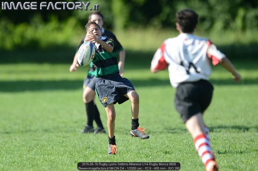 2015-05-16 Rugby Lyons Settimo Milanese U14-Rugby Monza 0608